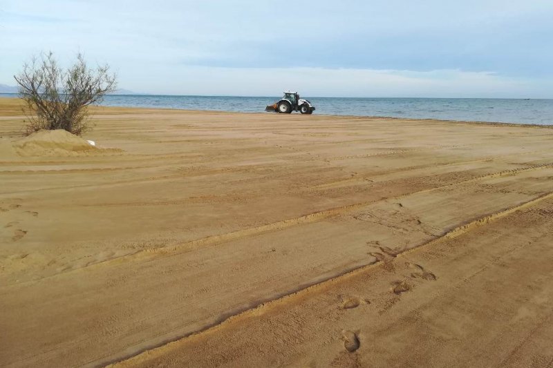 Lo que cuesta arreglar el desastre del temporal Gloria en las playas de Dnia 