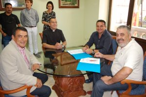 Diputacin y Ayuntamiento firman un convenio para la restauracin de la cpula del Ecce Homo de Pego