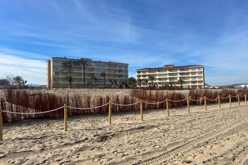 La playa de Les Deveses tendr treinta metros de ancho 
