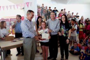 Tres alumnes del collegi Manuel Bru de Benissa sn premiats en un concurs nacional de dibuix