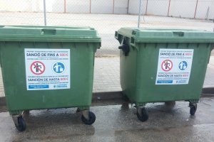 SINMA retolar ms de quaranta contenidors de residus aeris orgnics a Ondara