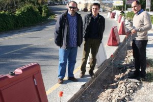La mejora de la carretera de la costa entre Teulada y Morair estar lista en tres meses 