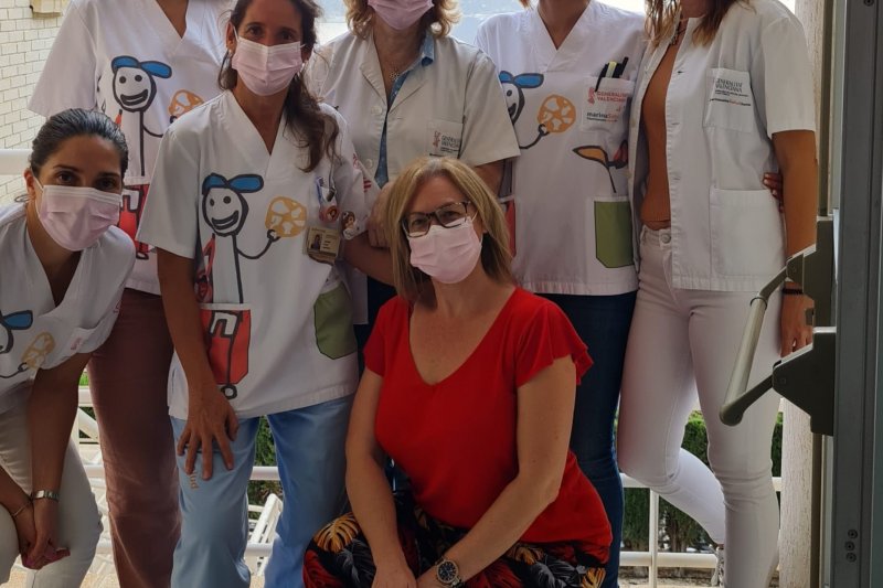 Profesionales del Departamento de Salud de Dnia, implicados en el Da Mundial de la lucha contra el cncer de mama