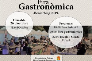 Este sbado se celebra la primera Feria Gastronmica de Beniarbeig
