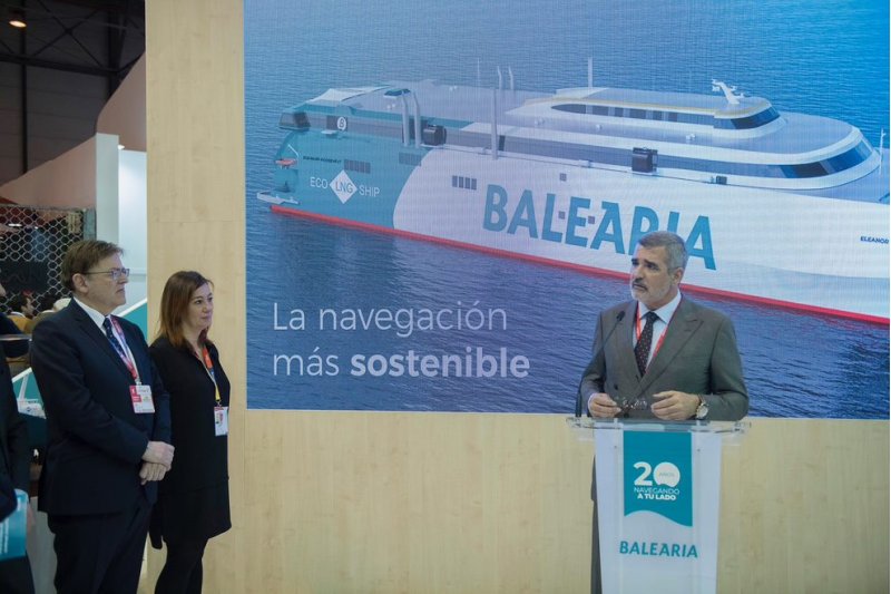Baleria presenta en Fitur  construccin en Espaa del primer y ms sostenible smart fast ferry del mundo