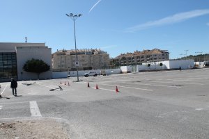 Reordenacin del trfico en el aparcamiento de Les Sorts de Teulada