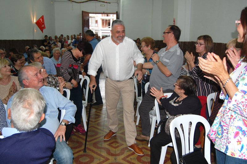 Enrique Mollpresenta la candidatura del PSPV de Pego con una oferta de consenso al resto de fuerzas polticas por el diseo de un modelo de pueblo a largo plazo