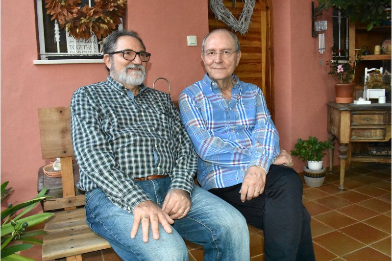 Jorge Pastor y Antonio Calero, cuarenta años al frente de la Iglesia Evangélica La Trinitat de Dénia