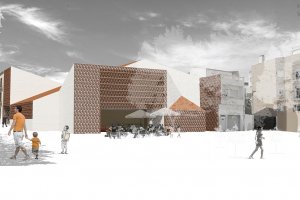 El edificio multicultural de Poble Nou de Benitatxell tendr  una platea y una  tribuna retrctil