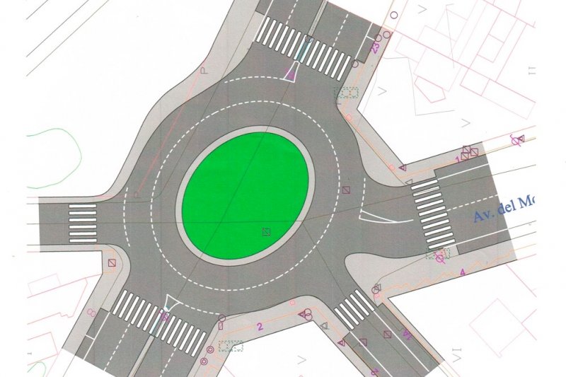 Gent de Dnia propone construir una rotonda entre las avenidas de Alicante y del Montg