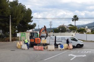 Empiezan las obras de la rotonda de Les Fonts en Benitatxell 