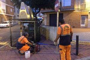 SINMA substitueix els contenidors soterrats del carrers Sant Jaume i Pintor Sorolla dOndara per altres aeris