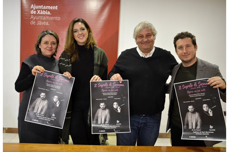 Cultura de Xbia programa el estreno de la pera valenciana Il Segreto di Susanna