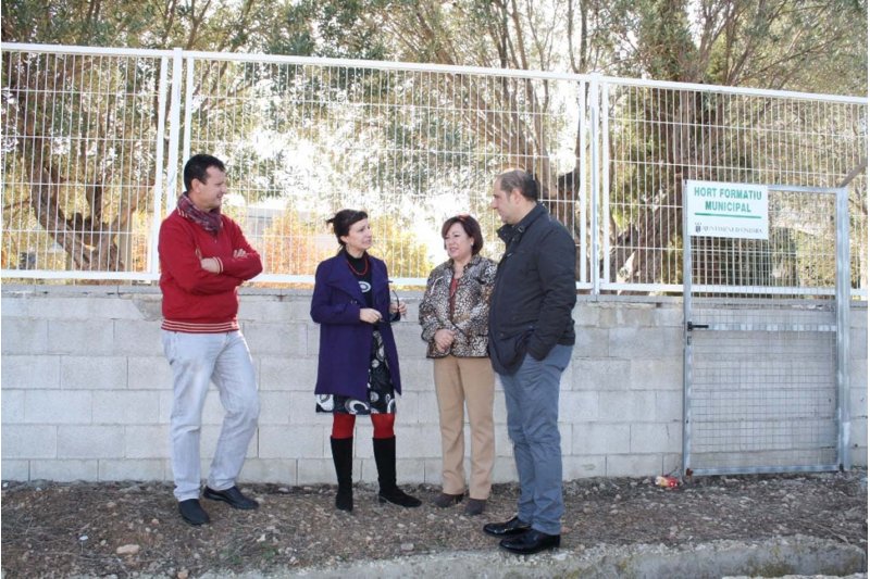 El Ayuntamiento de Ondara habilita un huerto formativo para los alumnos del instituto