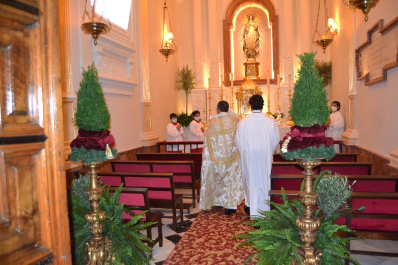 Capilla del Sacramento de la Parroquia de la Asunción  y procesión Corpus Christi